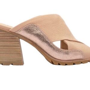 Sorel Women's Tan with sparkly detail Mules